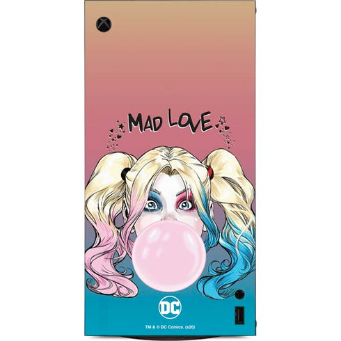 DC Comics Harley Quinn Mad Love XBox Series X Digital Edition Console Skin